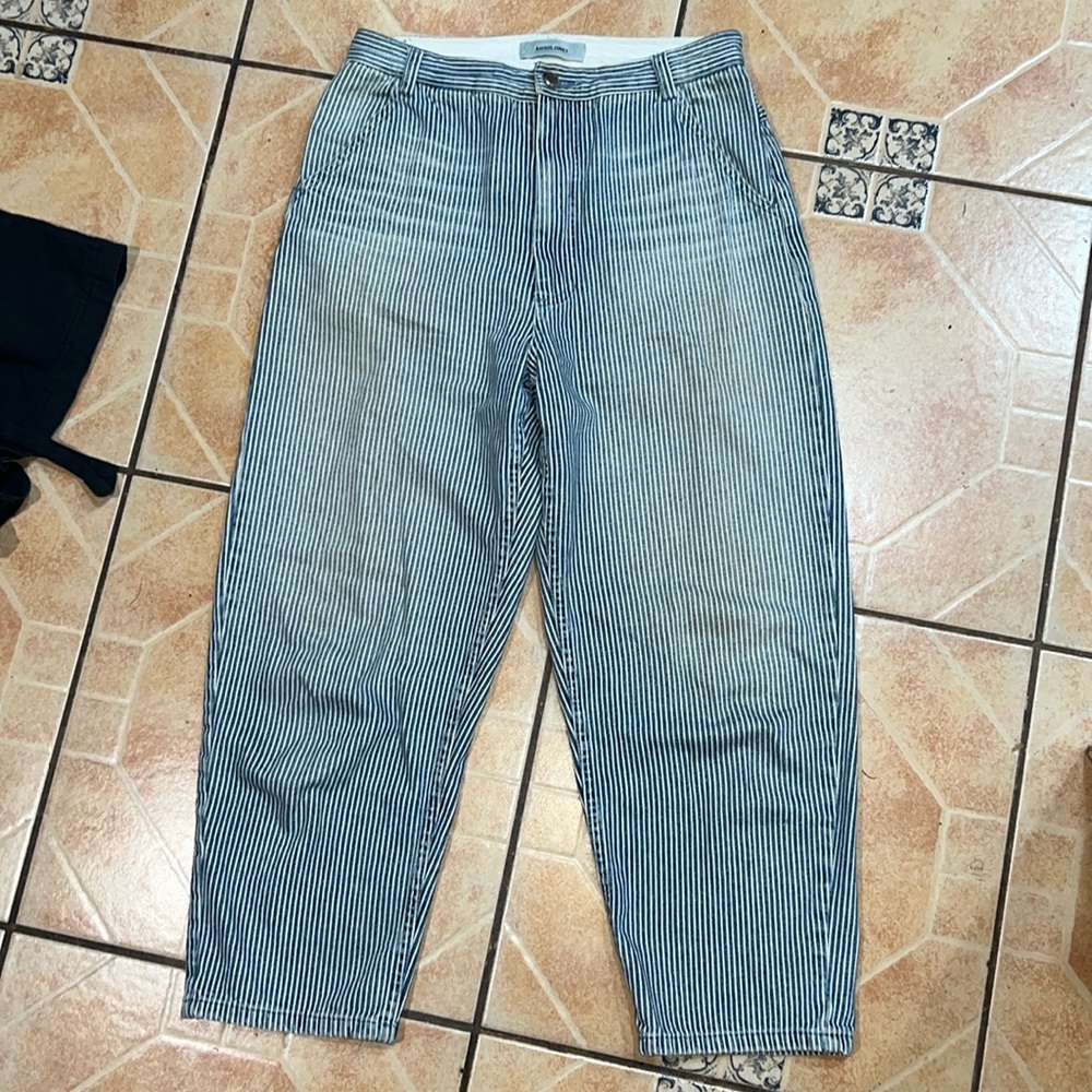 Rachel Comey Striped Boyfriend Jeans